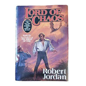 1ST PRINT! Wheel Of Time #6 Lord of Chaos Robert Jordan HCDJ